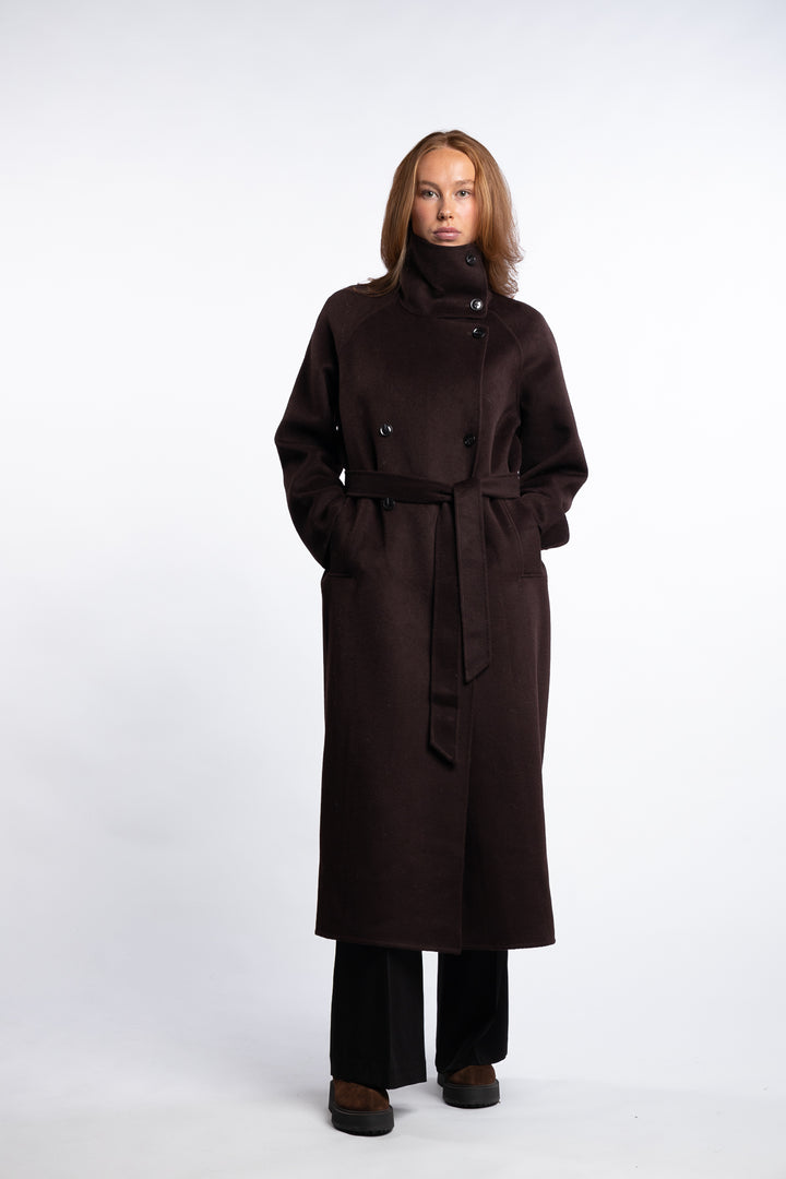 Sahanne Coat 15772 - Black Coffee