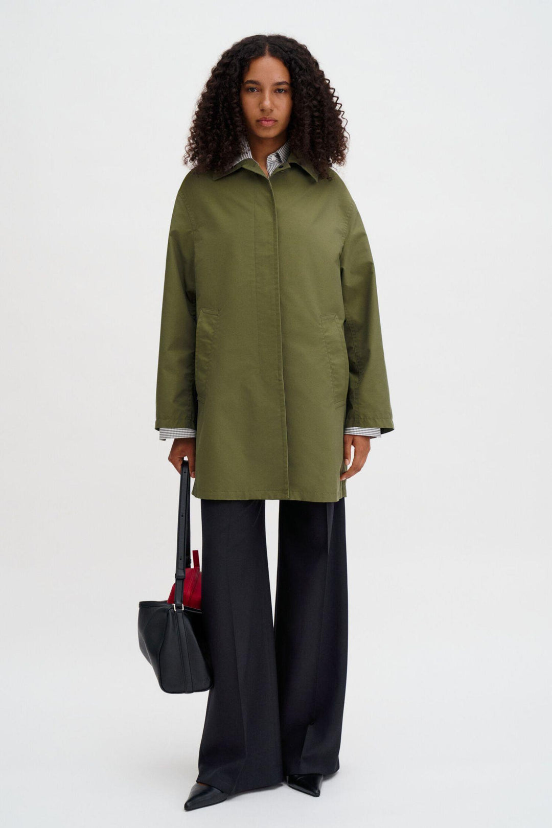 Cassie Car Coat - Laurel Green