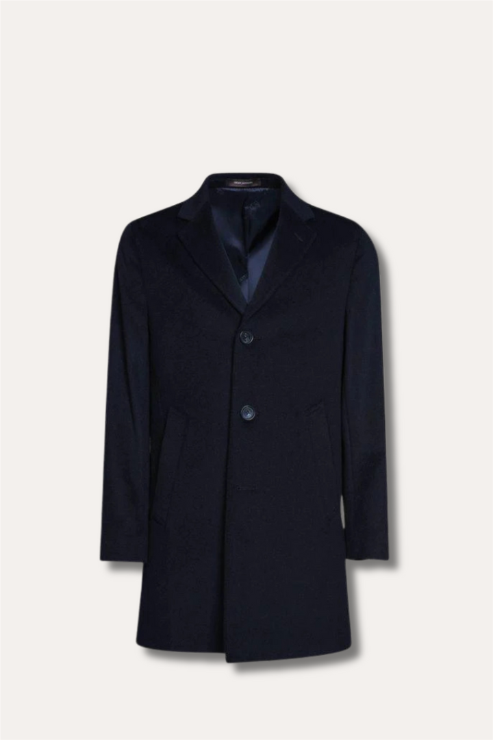 Storvik Coat Wool Navy