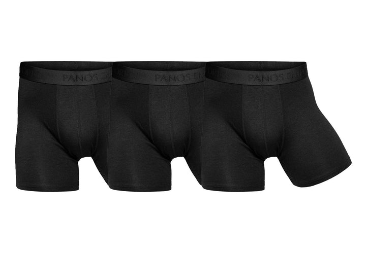 PE 3pk Base Bamboo Boxer Black