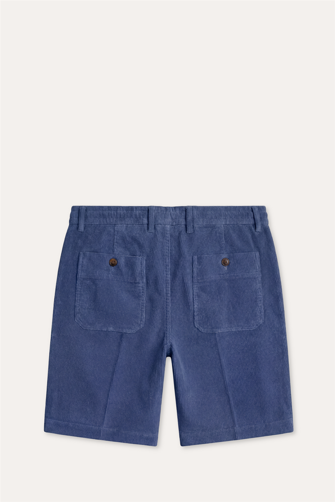 Cotton/Stretch Corduroy Shorts Blue