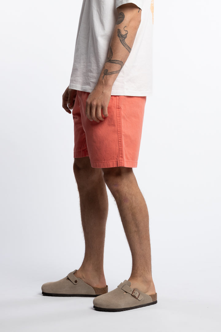 G-Short Pigment Dye Deep Coral