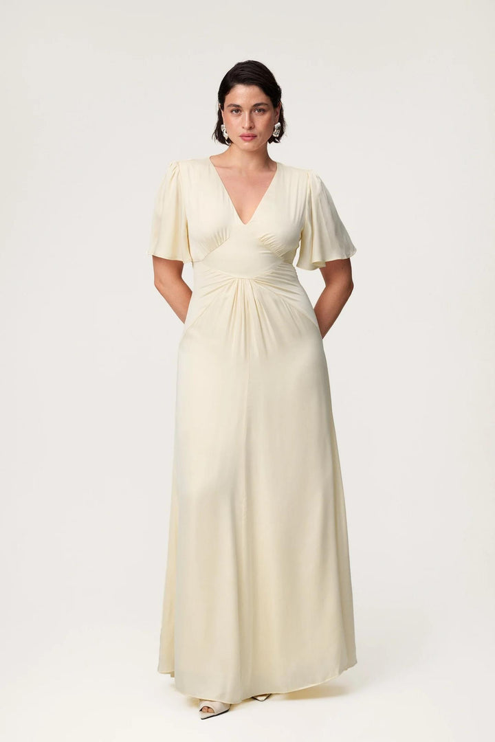 Bari Dress- Vanilla Yellow