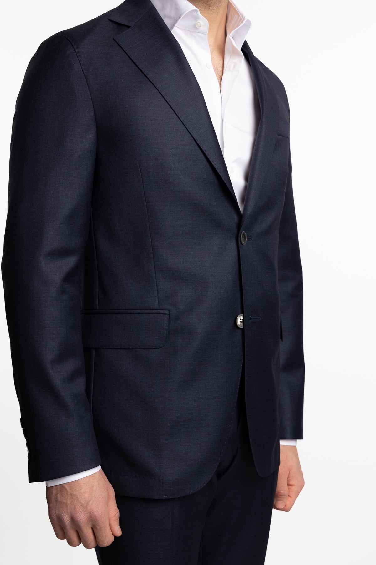 Sienna Slim Fit Blazer Dark Blue Melange