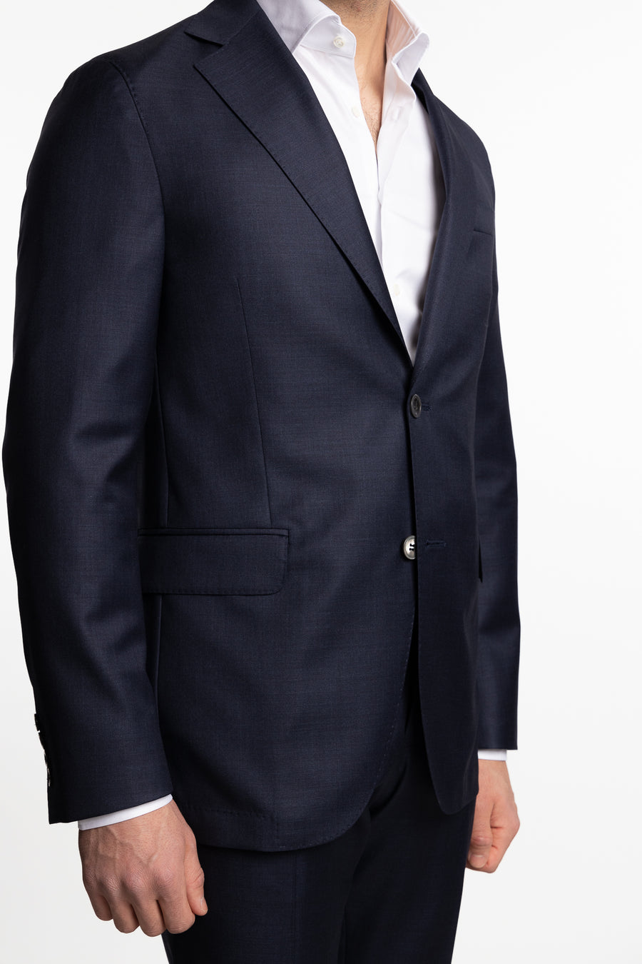 Sienna Slim Fit Blazer Dark Blue Melange