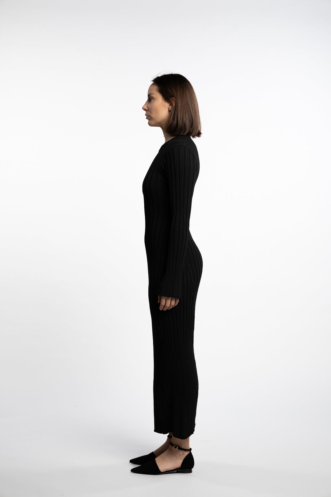 Zaneta Knit Dress- Black