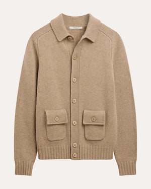  Wool Cardigan Oatmeal