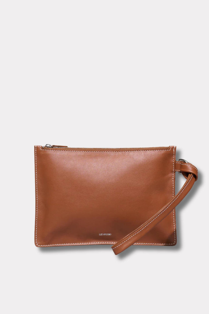 The Charlie Clutch- Toffee Brown