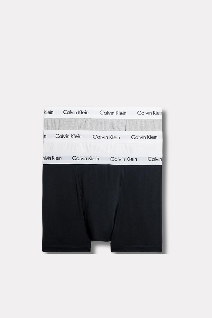 3Pack Brief Grey Heather/ White/ Black