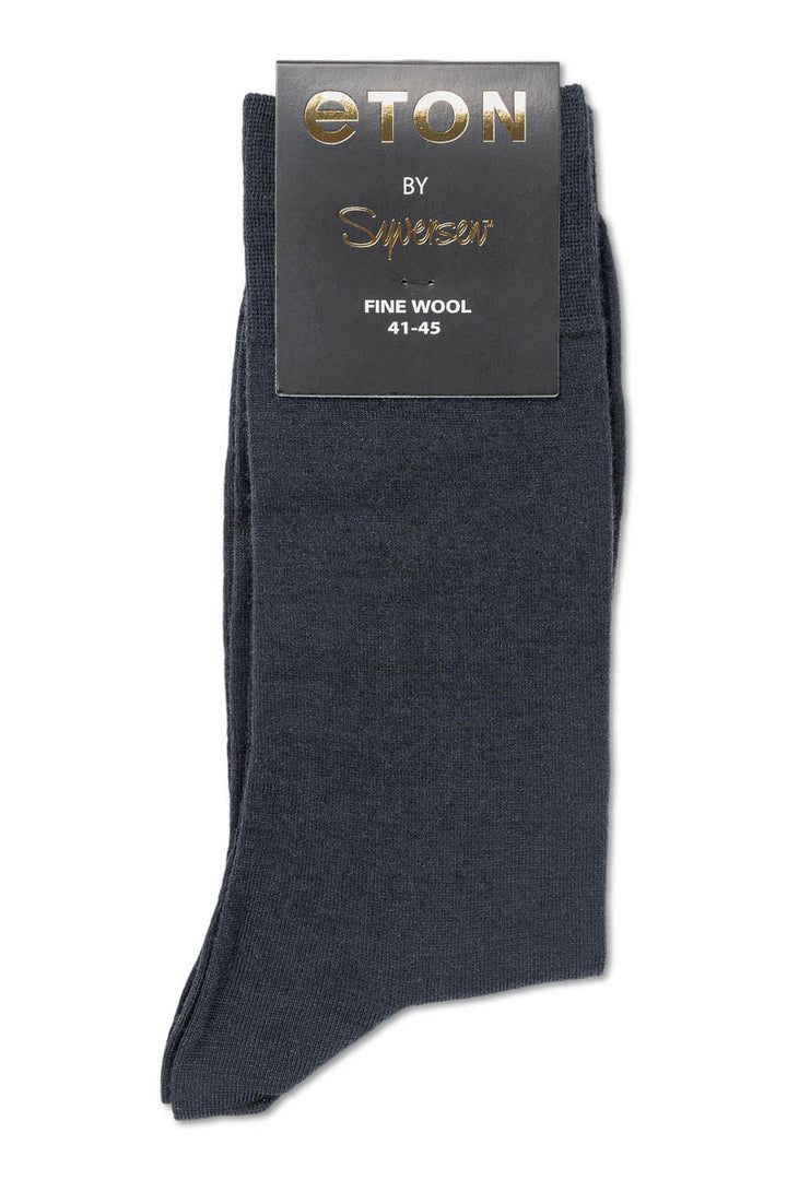 Fine Wool Plain Dark Blue