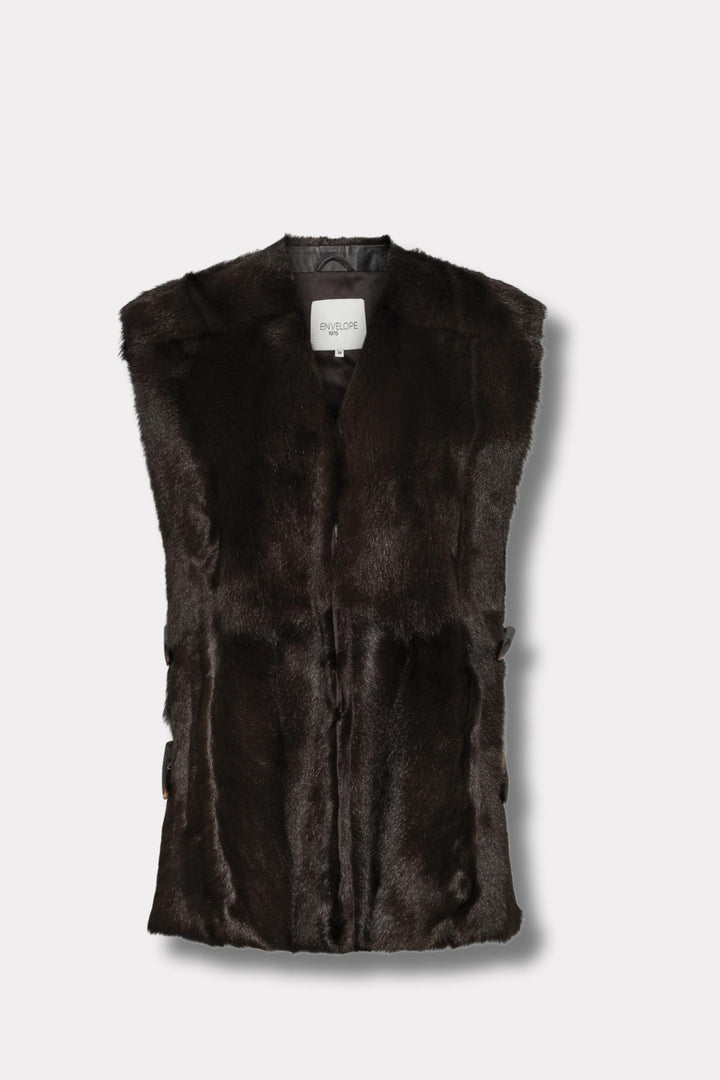 Ustetind Vest- Brown