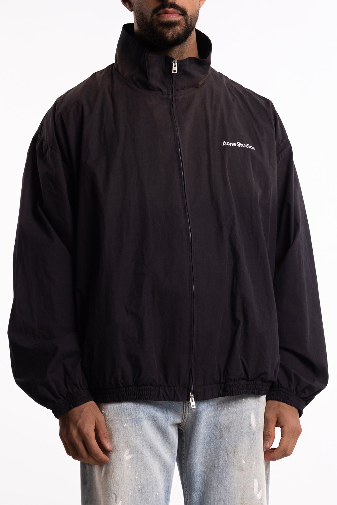 Lightweight Cotton Poplin Jacket Black