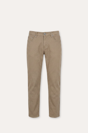 5-Pocket Cotton/Stretch Trousers Brown
