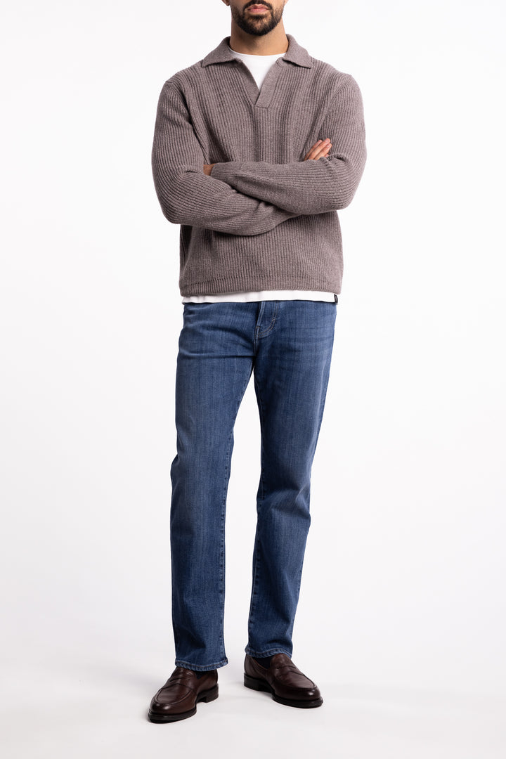 Super Geelong Ribbed Skipper Brown