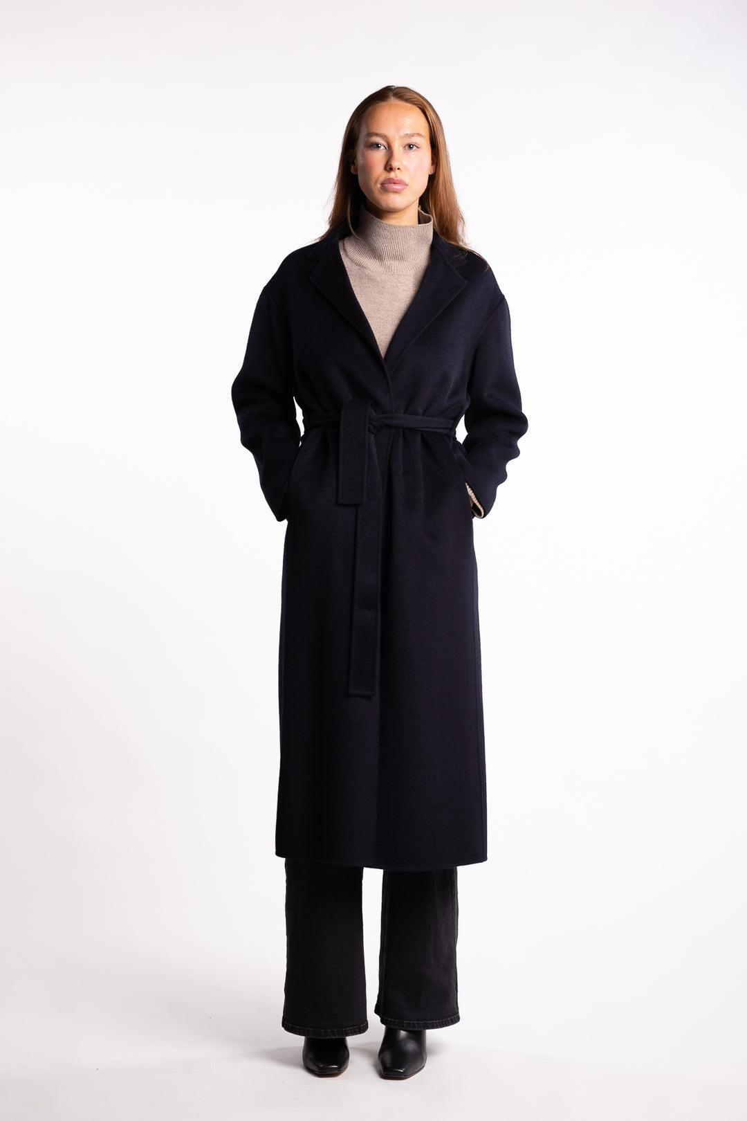 Alexa Coat- Navy