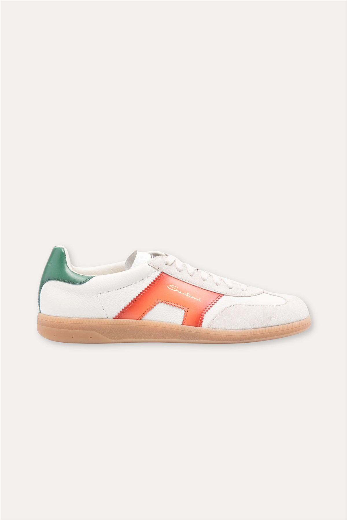 DBS Olympic Leather Sneaker Green/White/Orange
