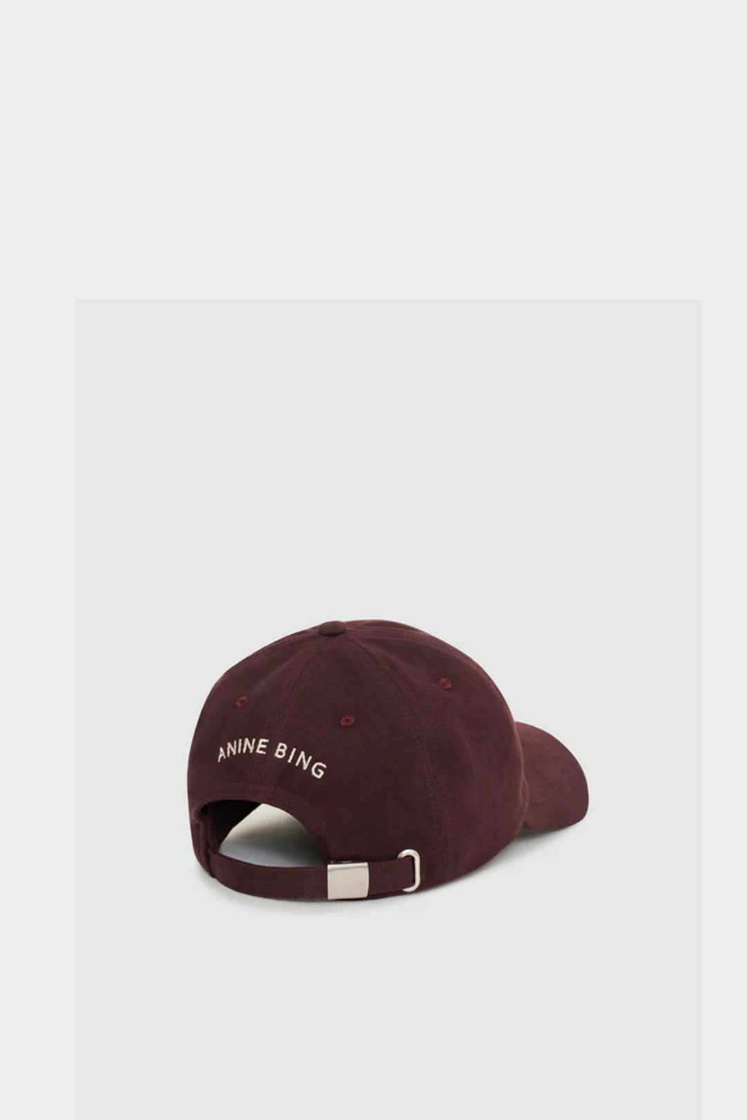 Jeremy Baseball Cap Letterman - Dark Burgundy