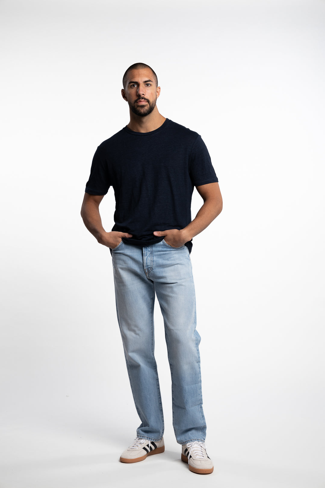 Coma Linen Tee JL Navy