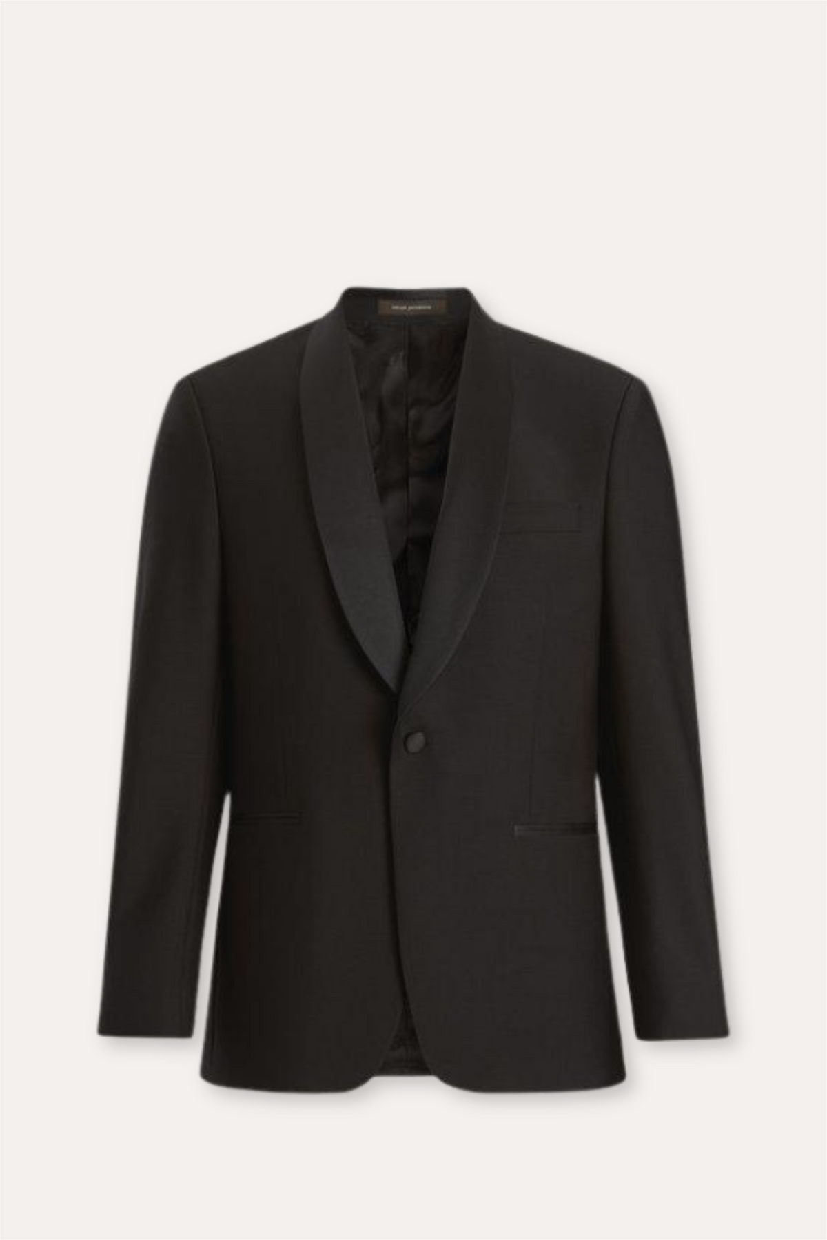 Figaro Regular Fit Tuxedo Blazer Black