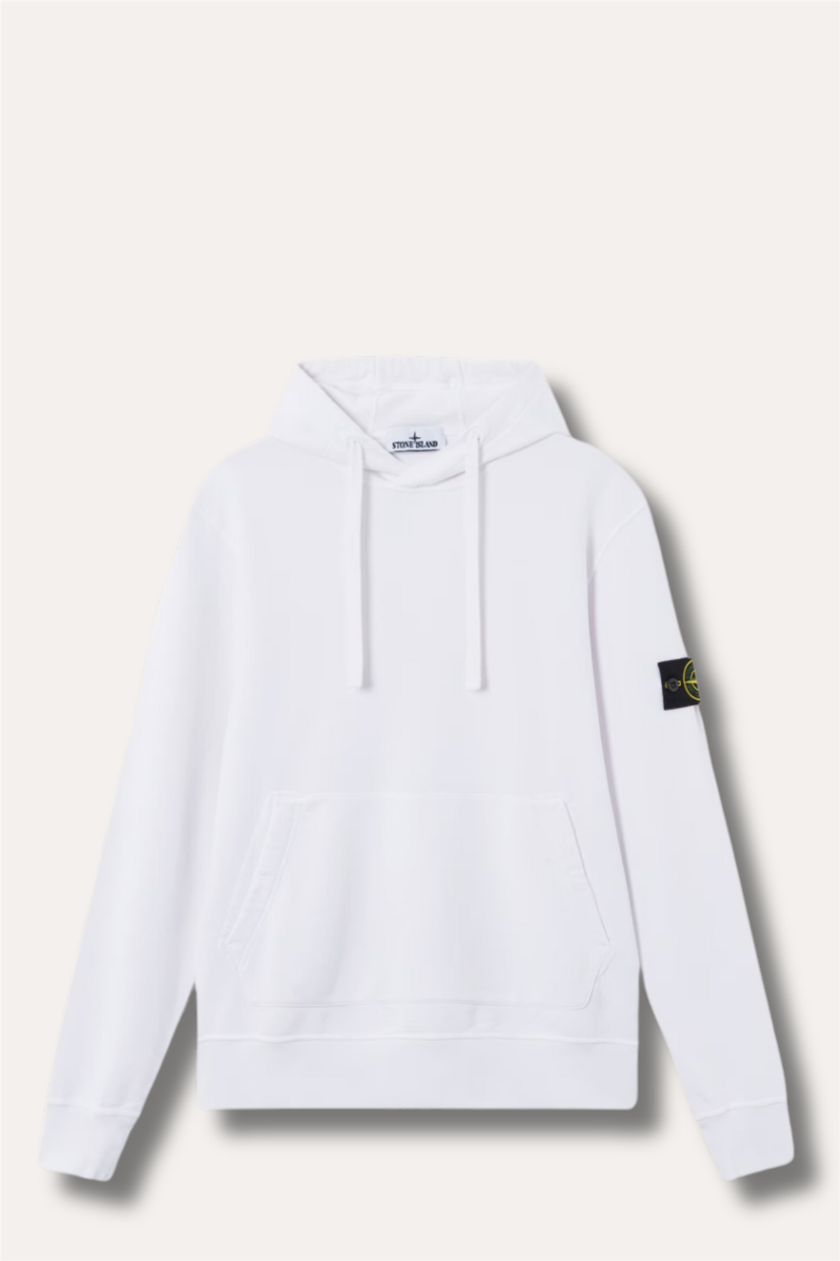 6100062 Garment Dyed Hooded Sweatshirt White