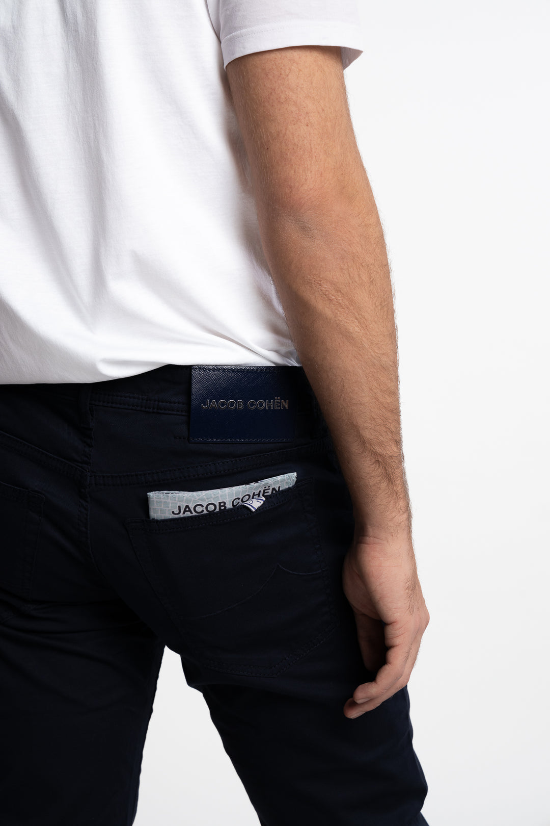 Nick Stretch Cotton Lyocell Twill Pants Navy