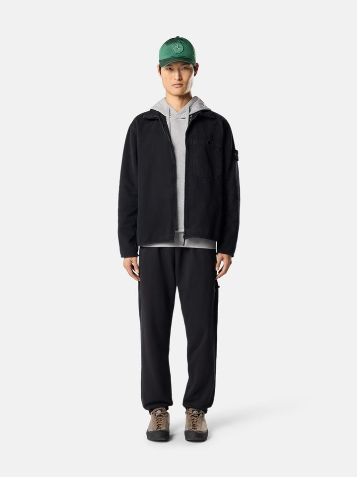 6100062 Organic Mélange Cotton Fleece Dust Grey Melange