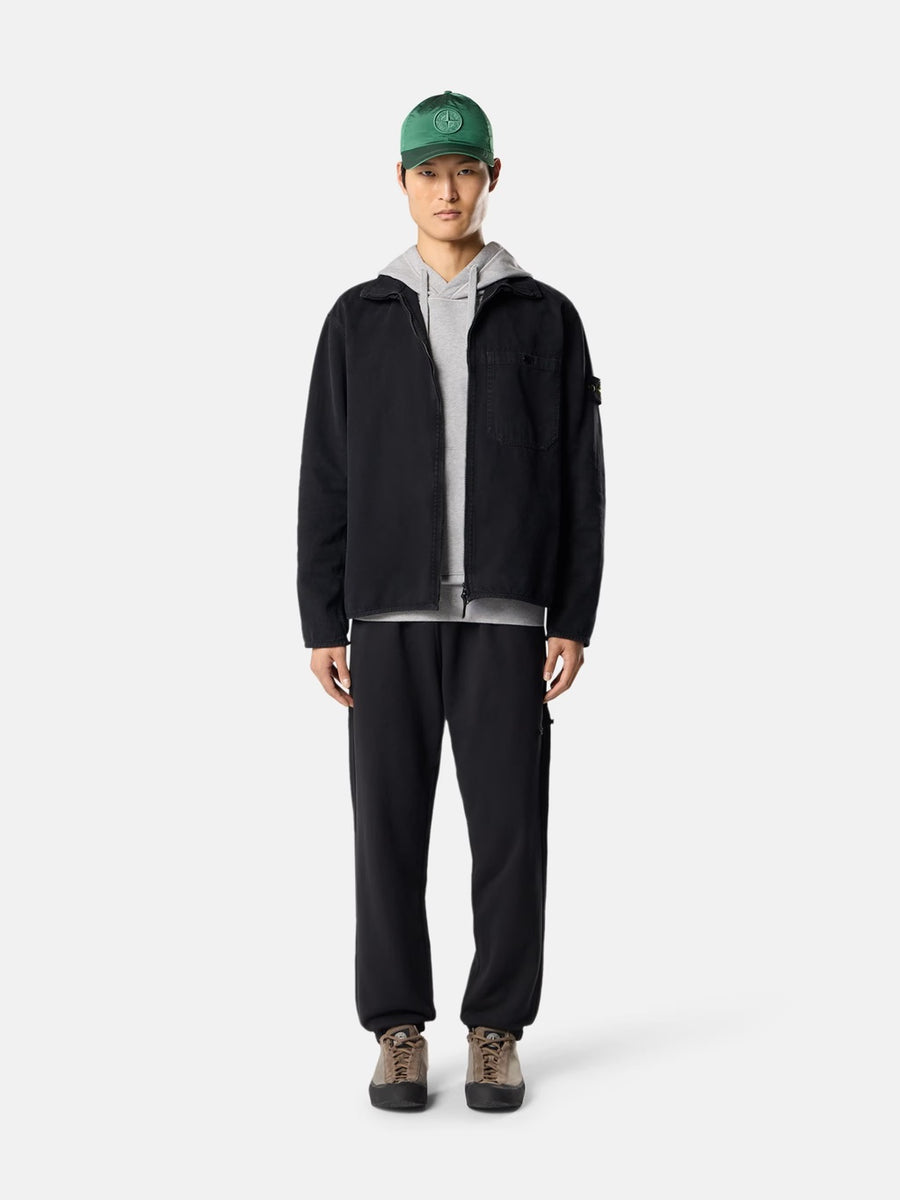 6100062 Organic Mélange Cotton Fleece Dust Grey Melange
