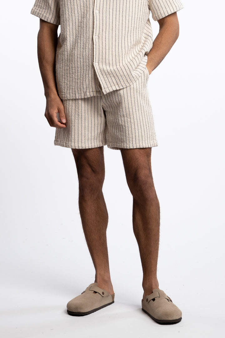 Houston Structured Shorts Ivory