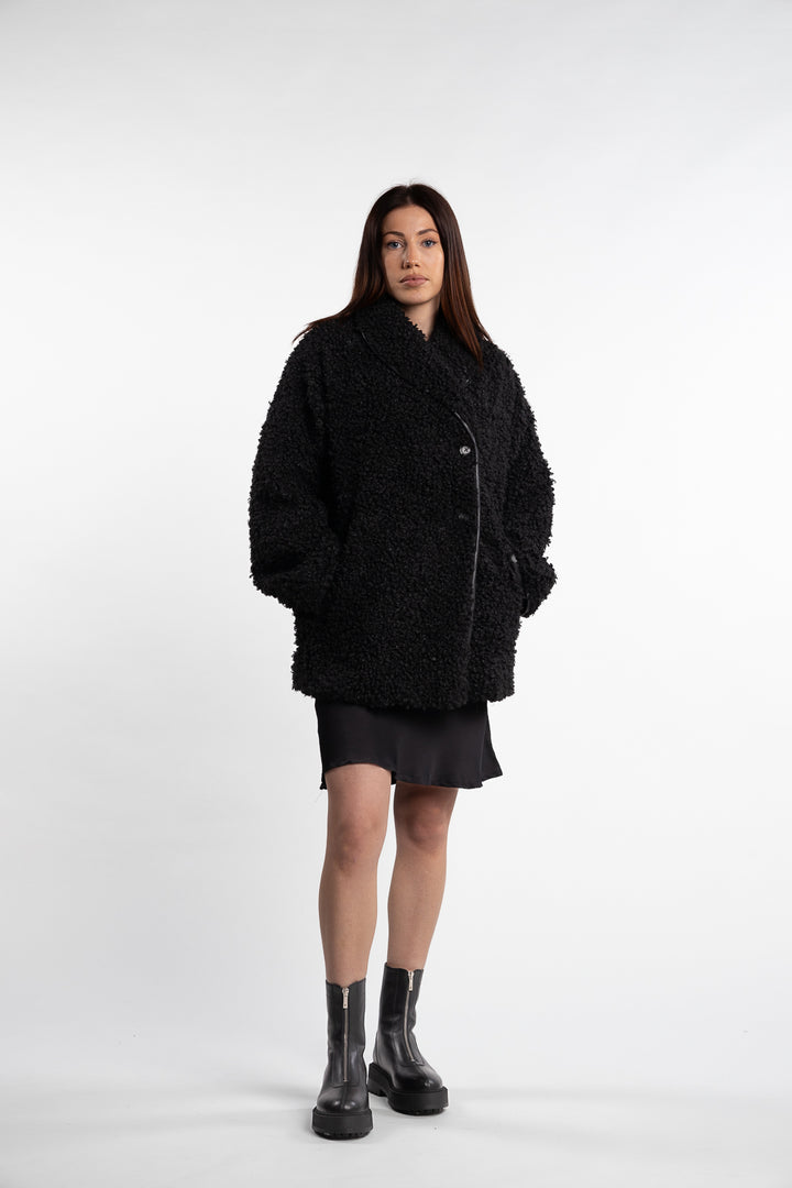 Muffe Coat- Black