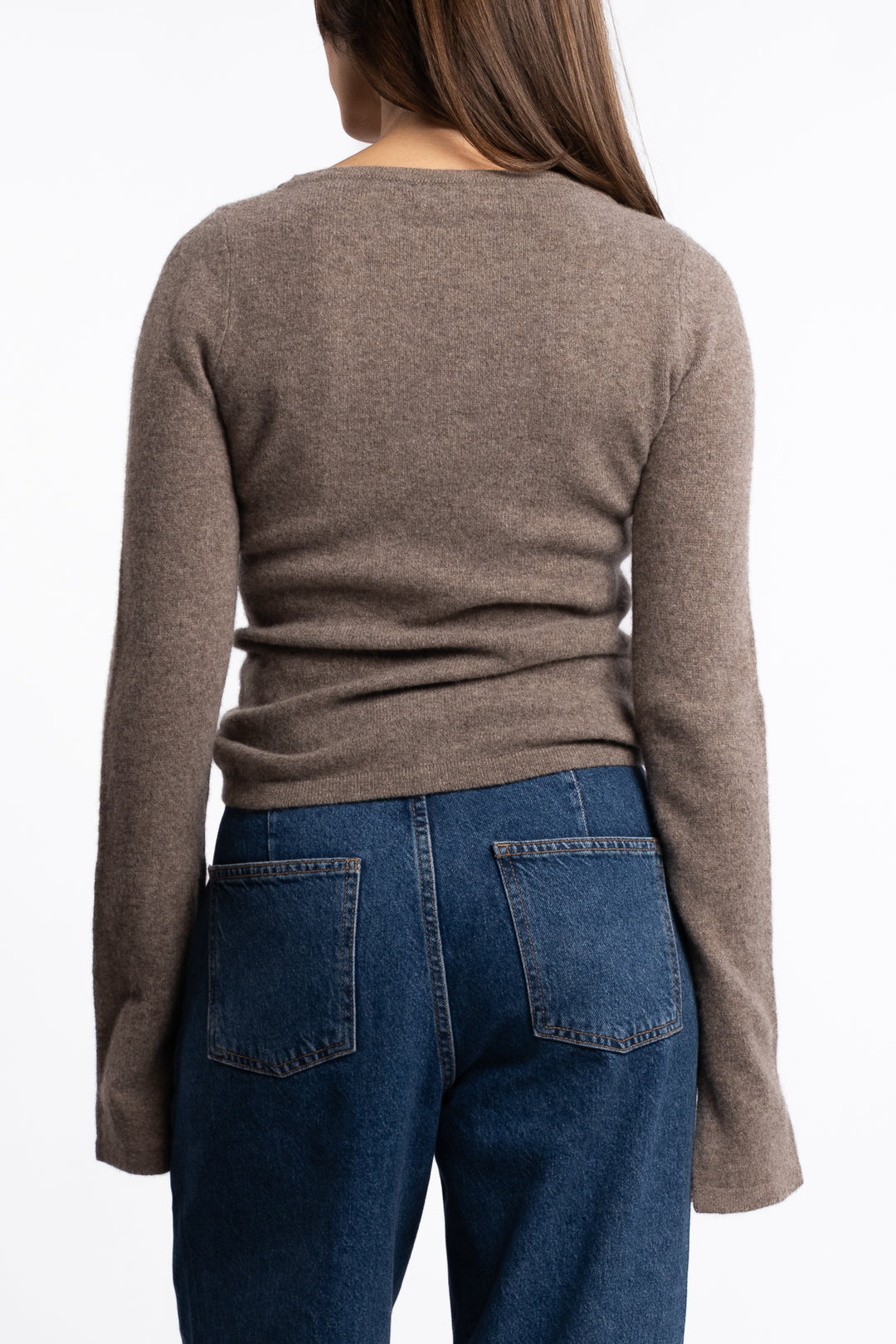 Joyce Knit - Dark Taupe Melange