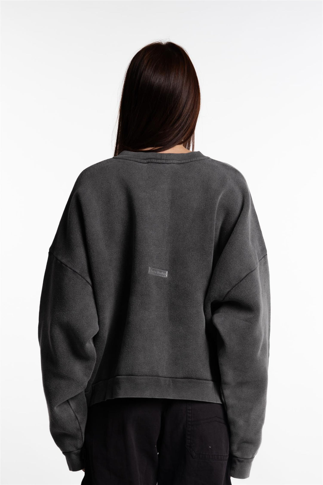 Sweater Logo Patch- Faded Black