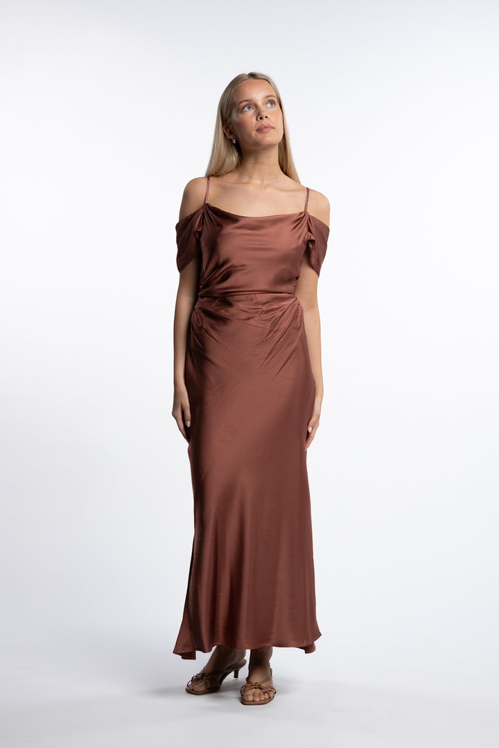 Lyra Dress- Terracotta