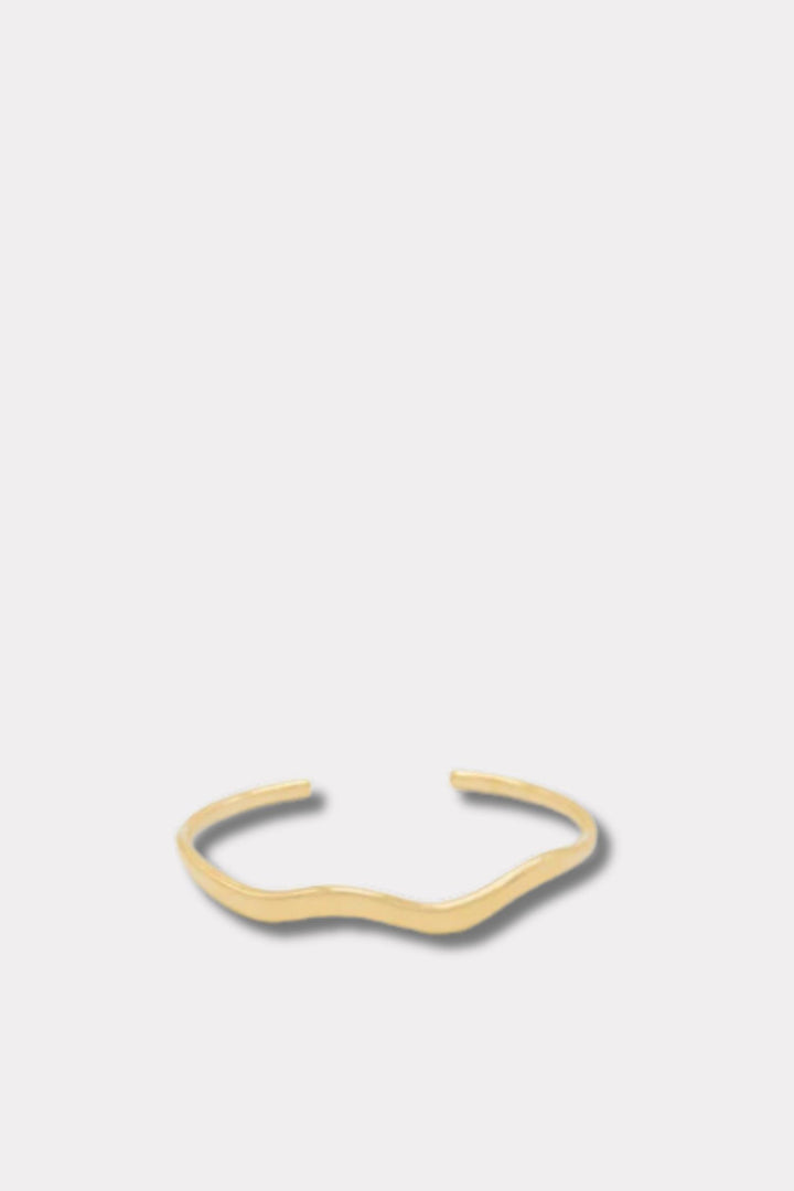 Wavy Bangle- Gold