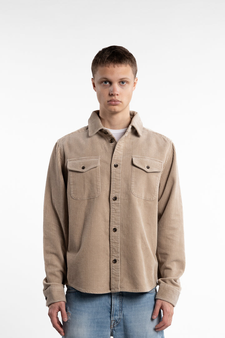 Kody Heavy Corduroy Overshirt Light Desert Sand