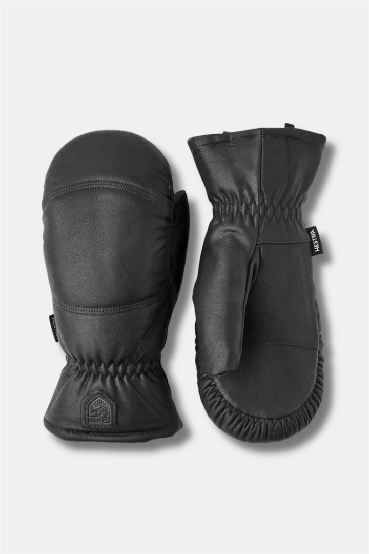 Leather Box Mitt Black