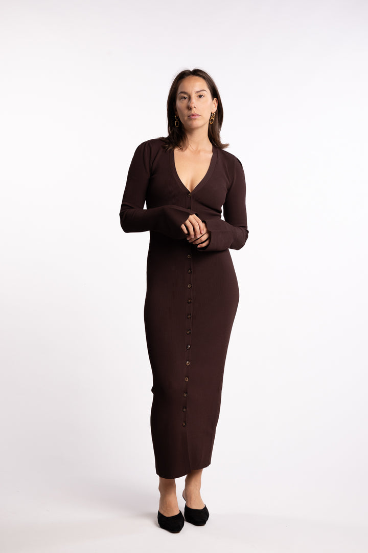 Milano Dress- brown