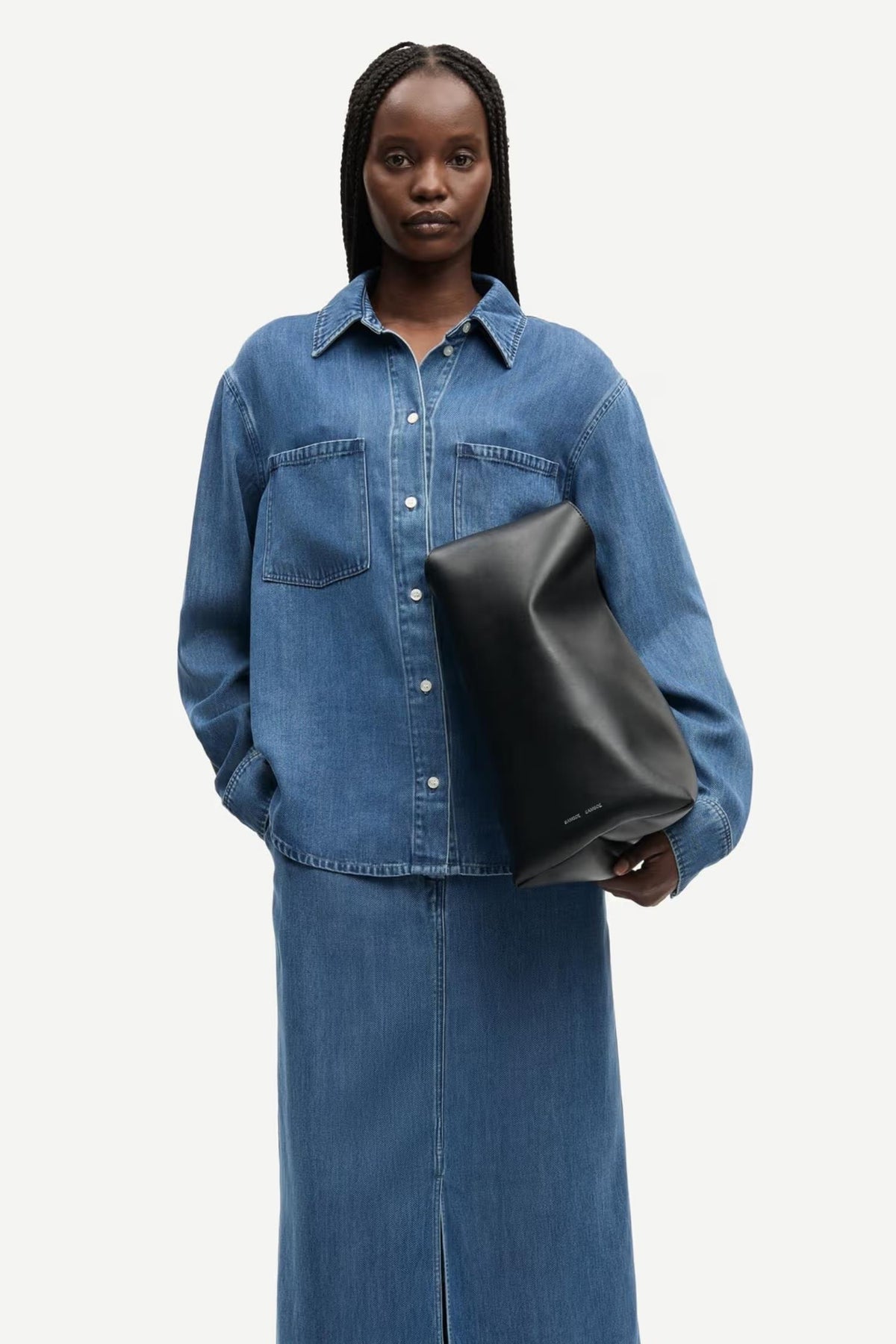 Satoves Skirt 15645 - Medium Denim Blue