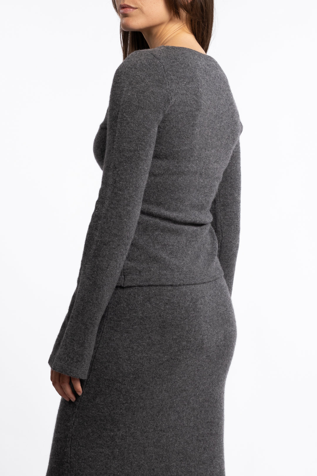 Joyce Knit - Dark Grey Melange
