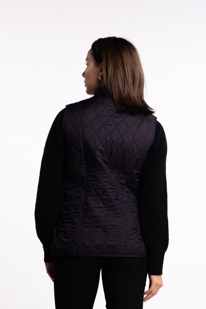 Betty Fleece Vest- Navy