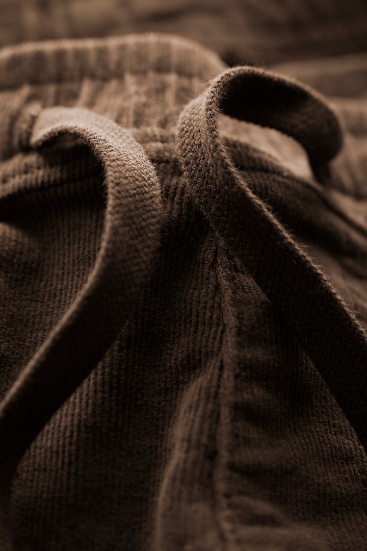 Bay corduroy volley - Choco Brown