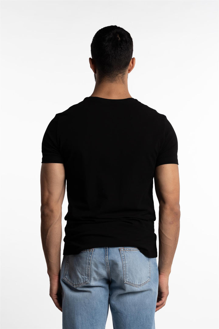 Crew Neck 2-Pack Black