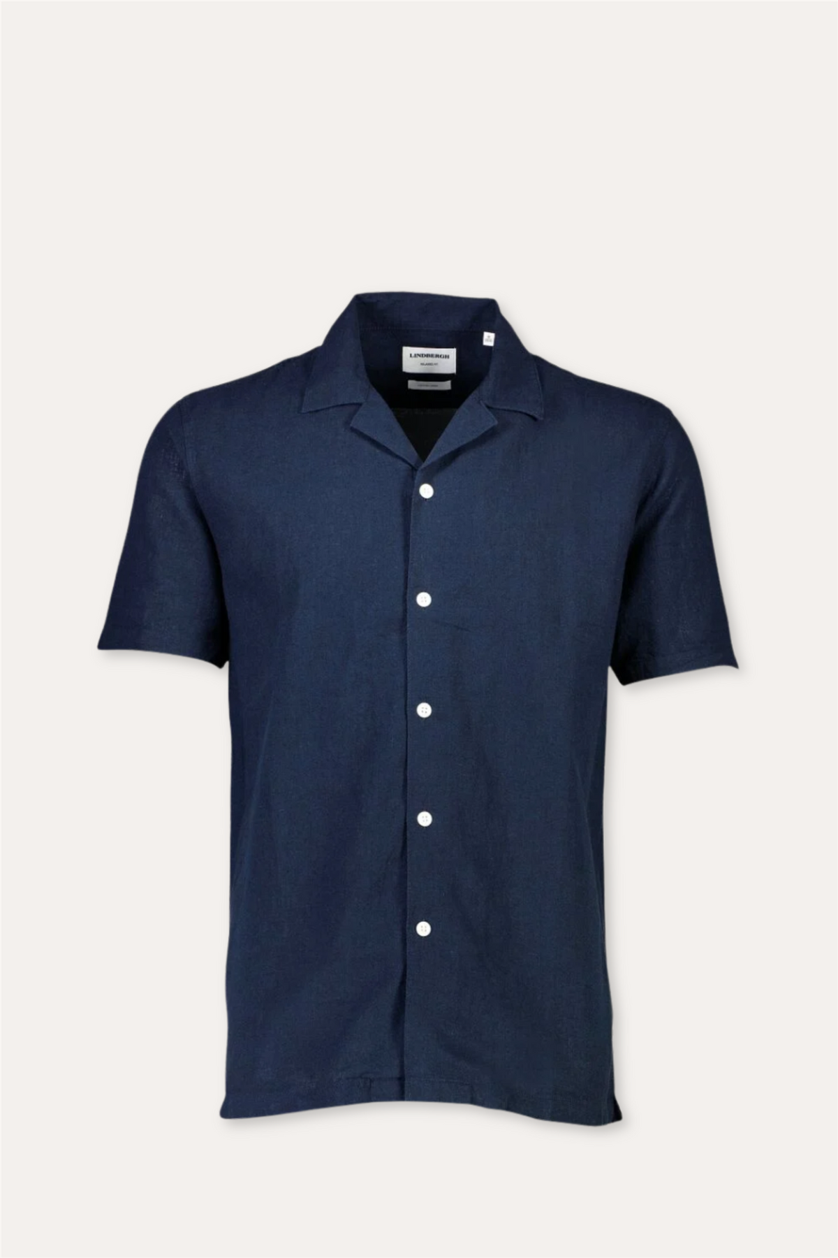 Casual Linen Blend Resort S/S Navy