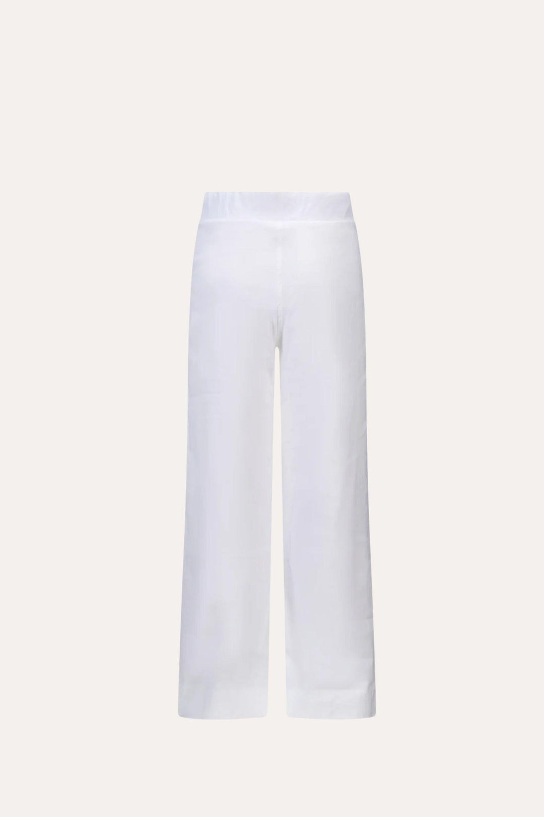Molly Strecth Linen Pants White