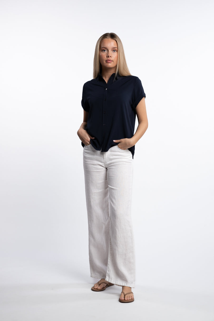 Majan ss shirt 9942 Dark Sapphire