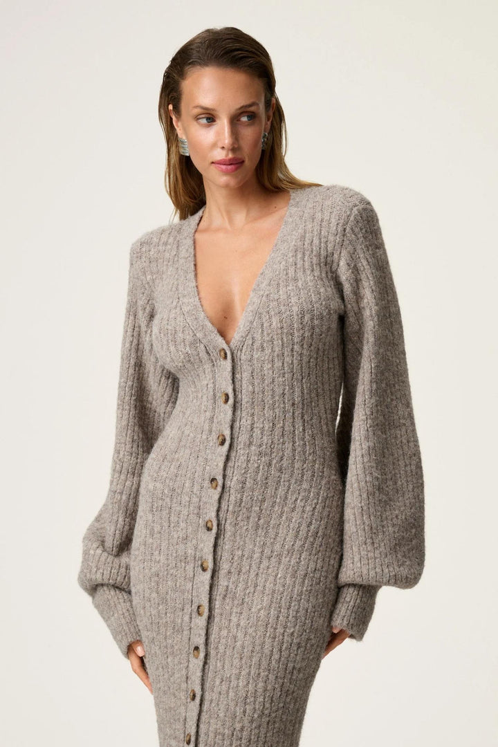 Montana Dress- Beige Melange