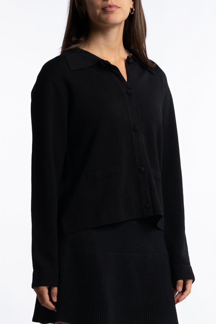 Ulla Merino Jacket- Black