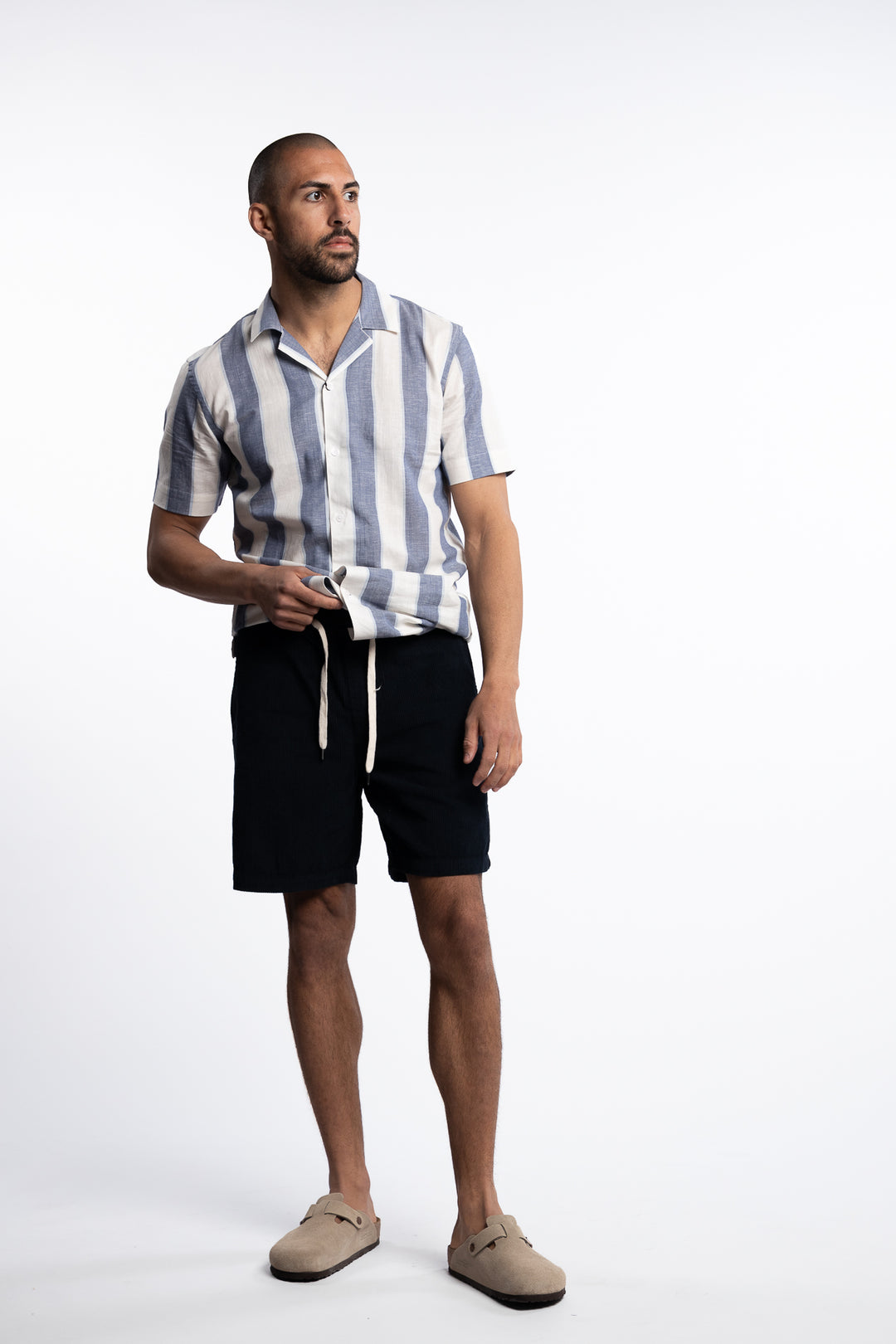 Corduroy Shorts Navy