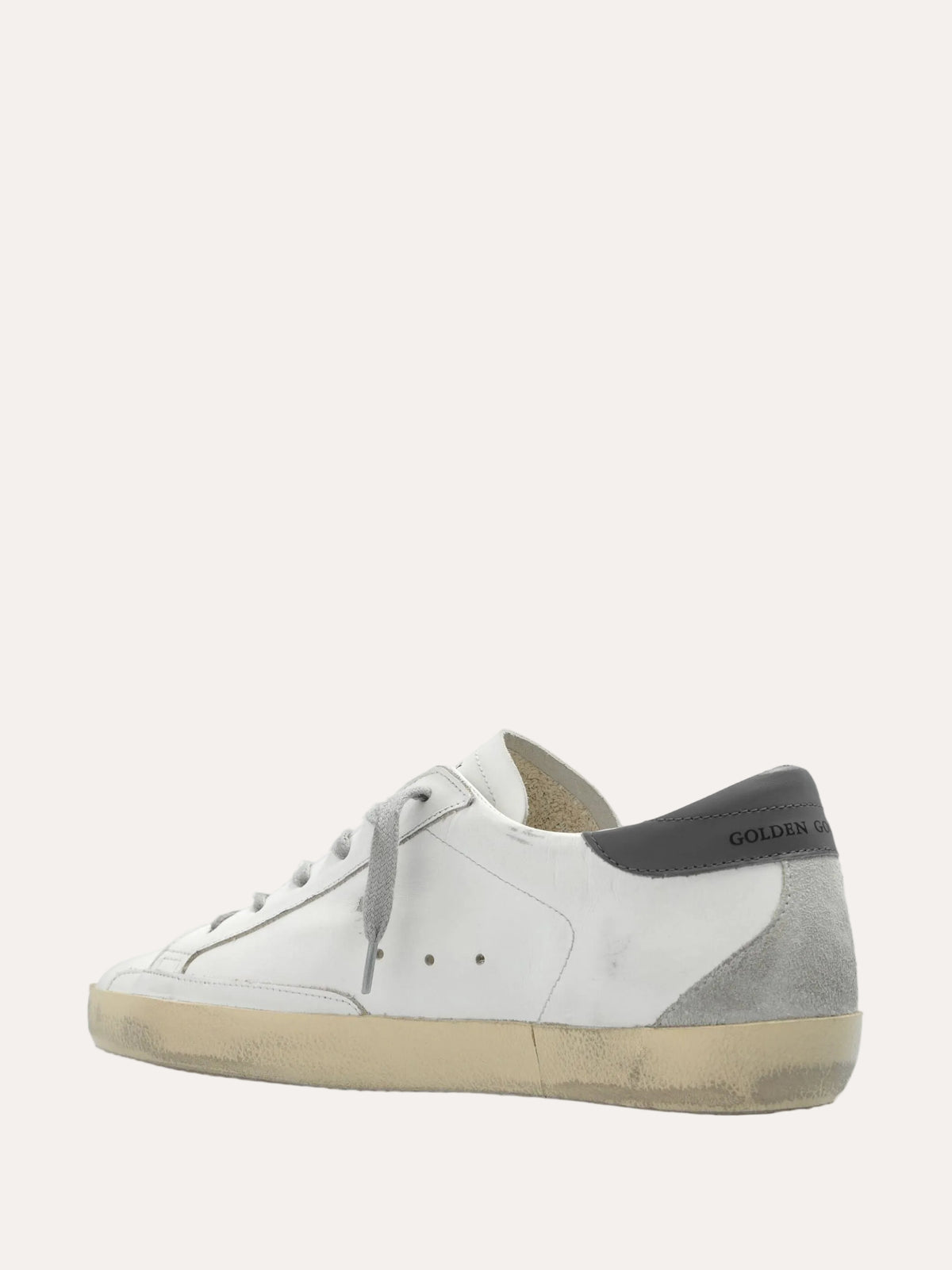 Super Star Leather Upper and Heel Suede star and Spur White/Ice/Dark Grey – innside
