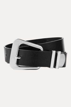 Aubrey Belt Black Silver