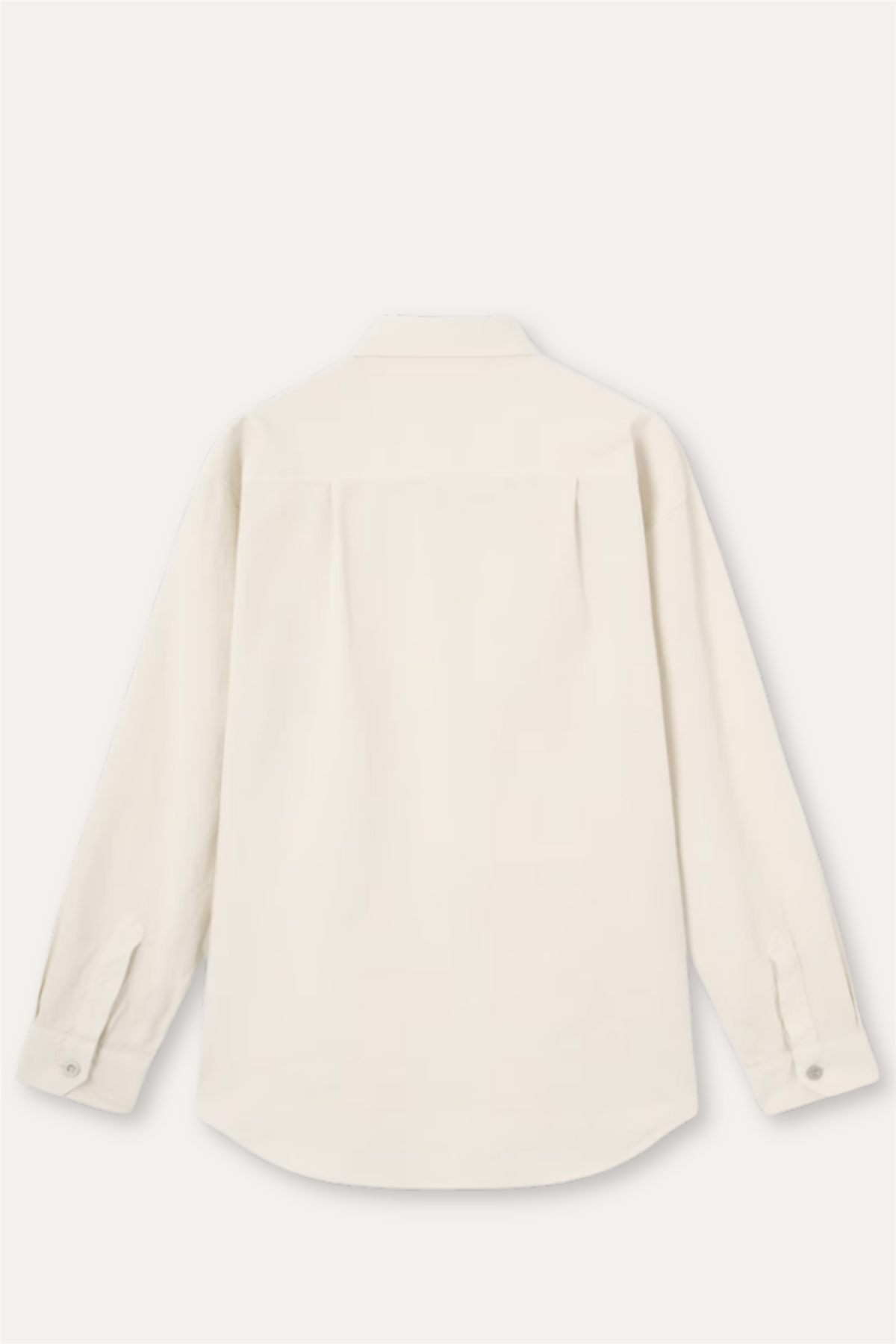 1200029 Regular-fit Overshirt With Stone Island Marina Embroidery Ivory